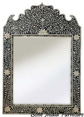 bone & mop inlay mirror india