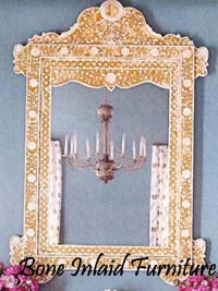 bone inlay mirror